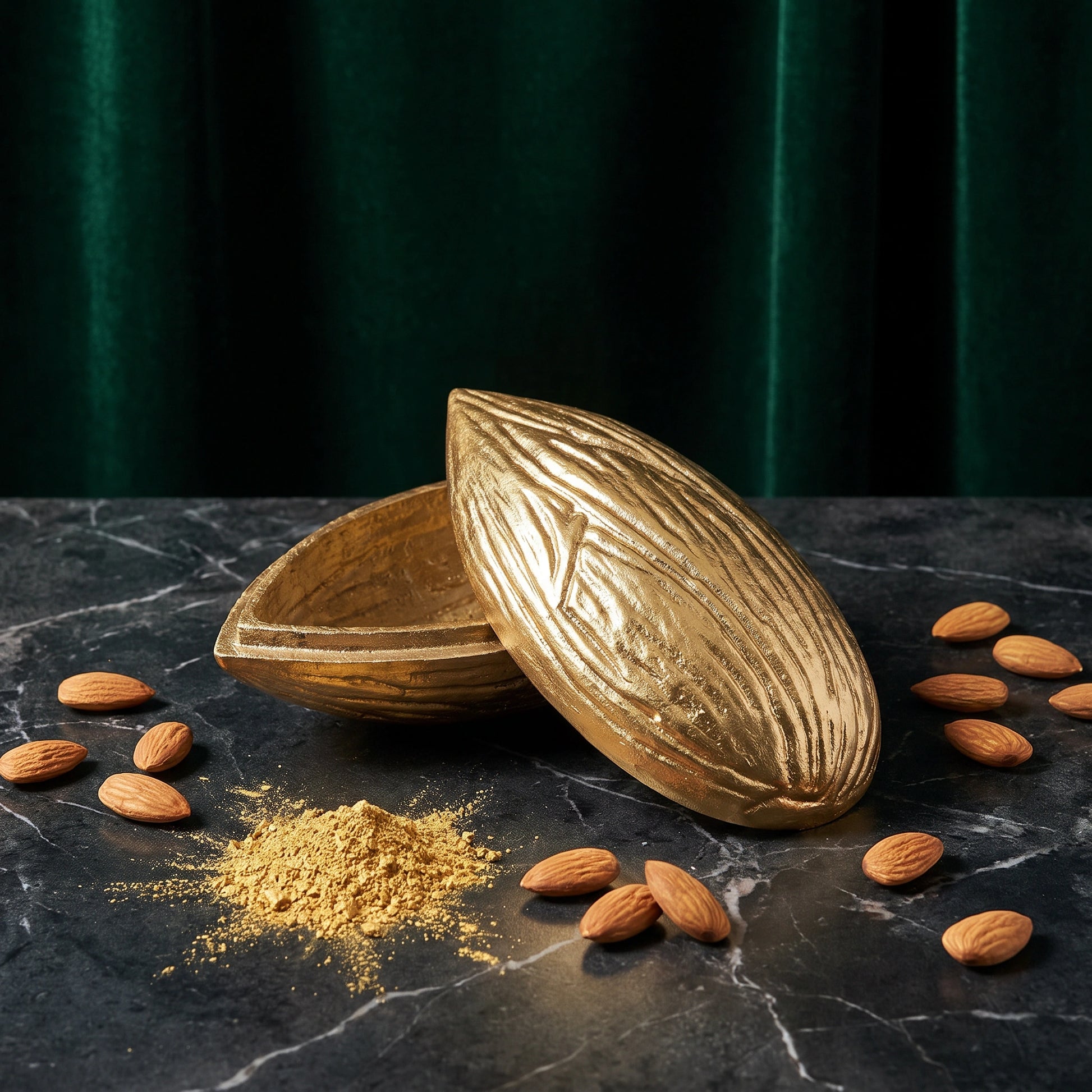 Almond-Shaped Metal Tray - Loopify