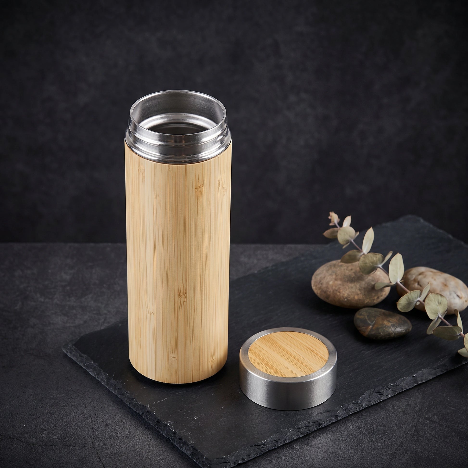 Natural Bamboo Water Bottle - Loopify
