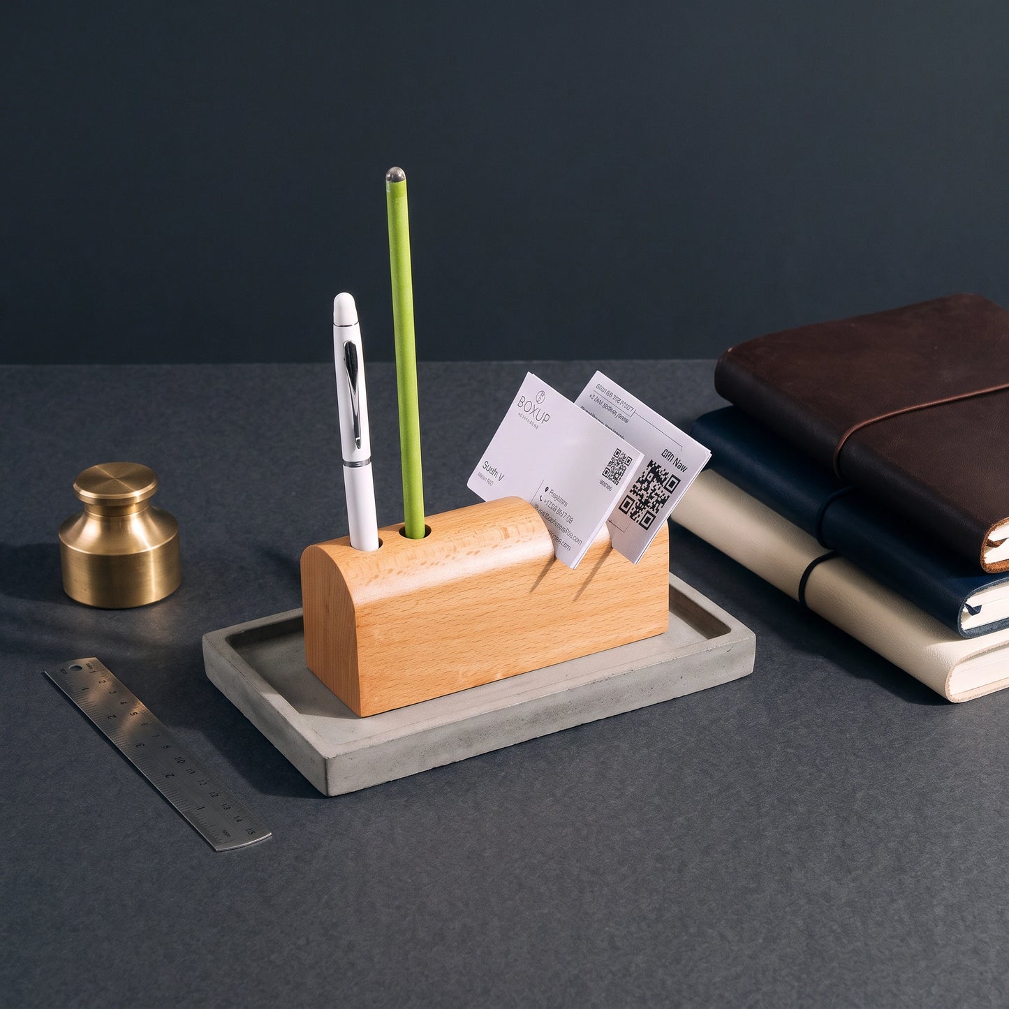 Bark Premium Wood Pen Caddy - Loopify