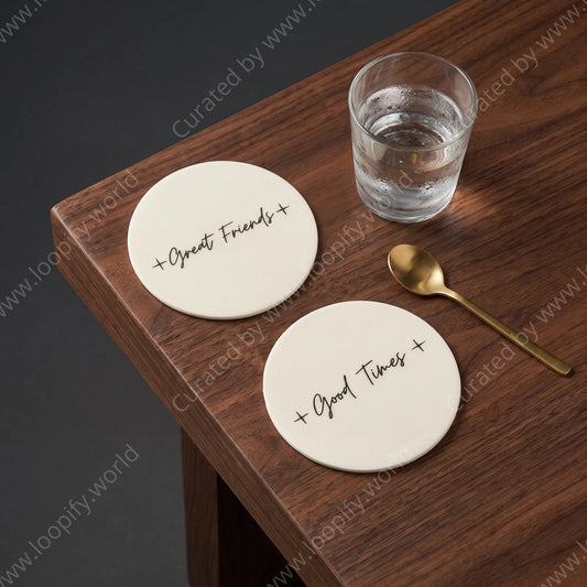 Best Friend Coasters – Set of 2 - Loopify