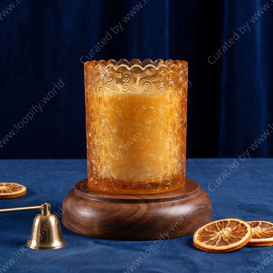 Cira Ornamental Glass Candle - Loopify