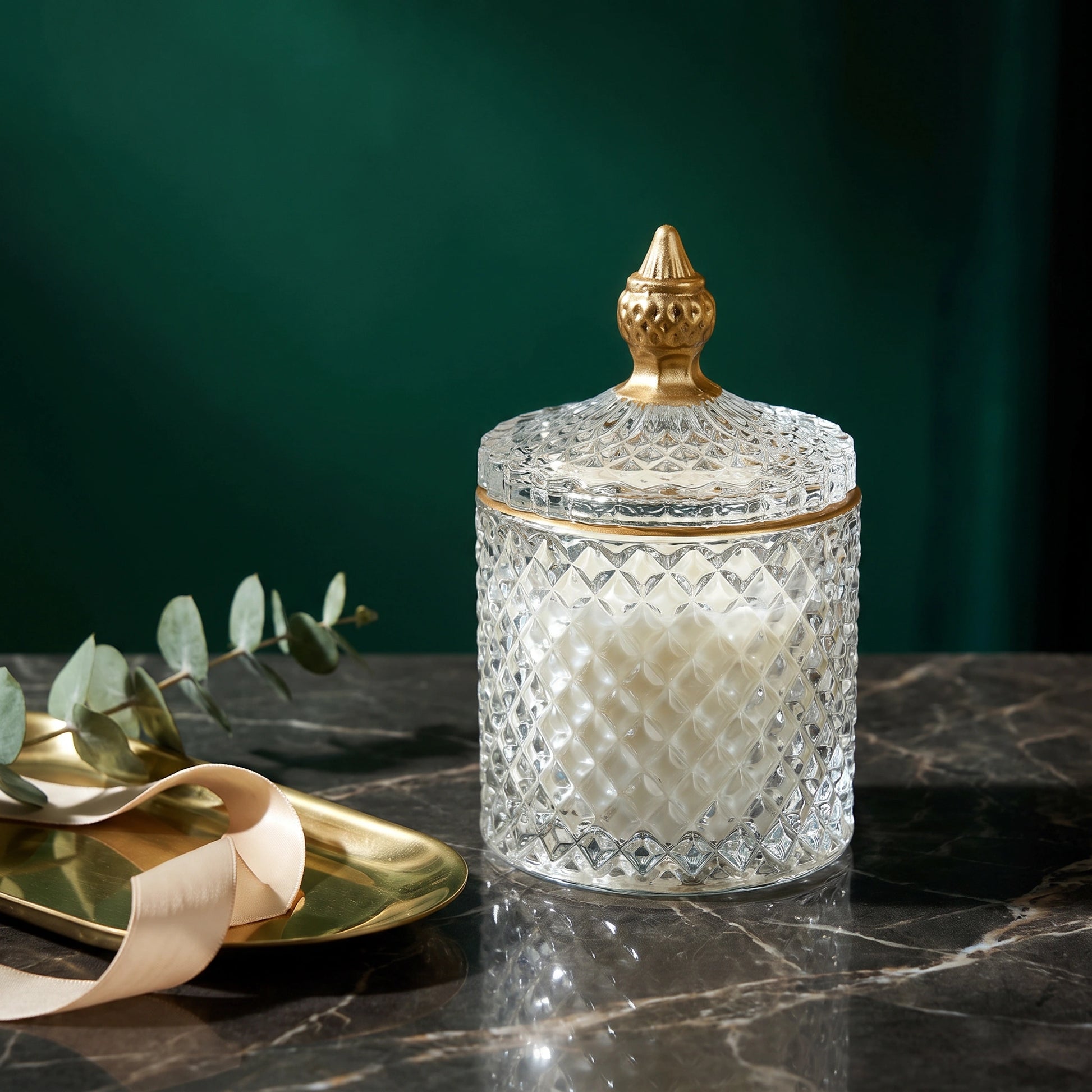 Yari Textured Glass Candle - Loopify