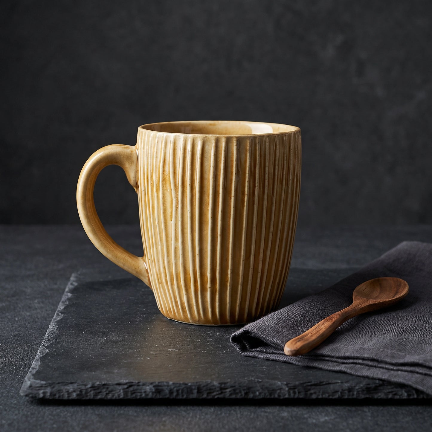 Striped Texture Ceramic Mug - Loopify