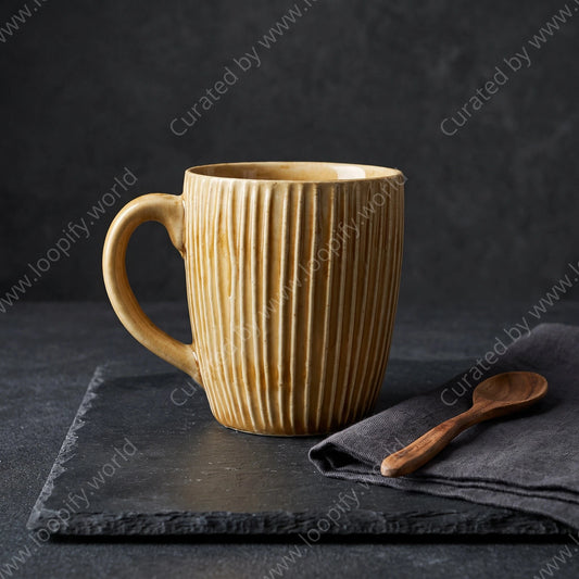 Striped Texture Ceramic Mug - Loopify
