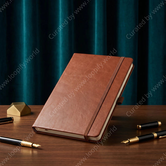 Chestnut Brown A5 Journal - Loopify
