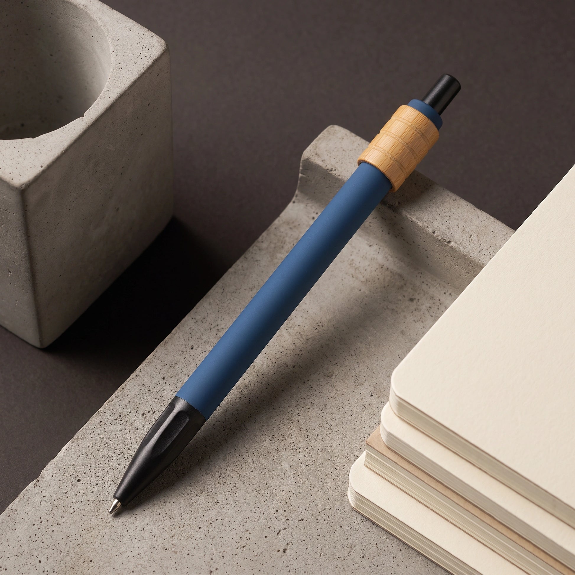 Clear Stroke Ballpoint – Air Force Blue - Loopify