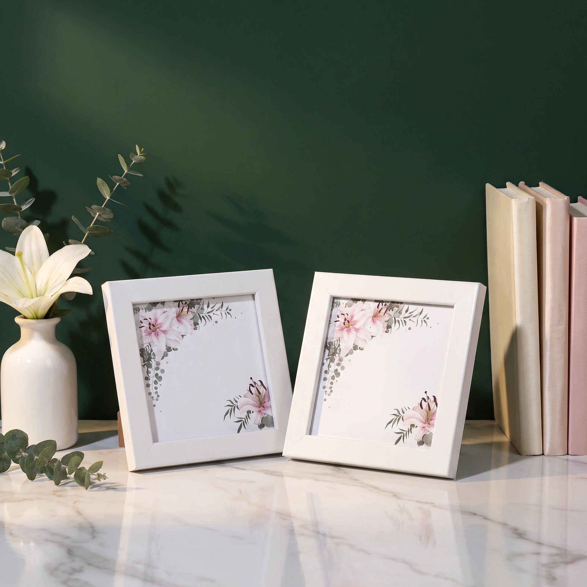 Framed Floral Coasters - Loopify