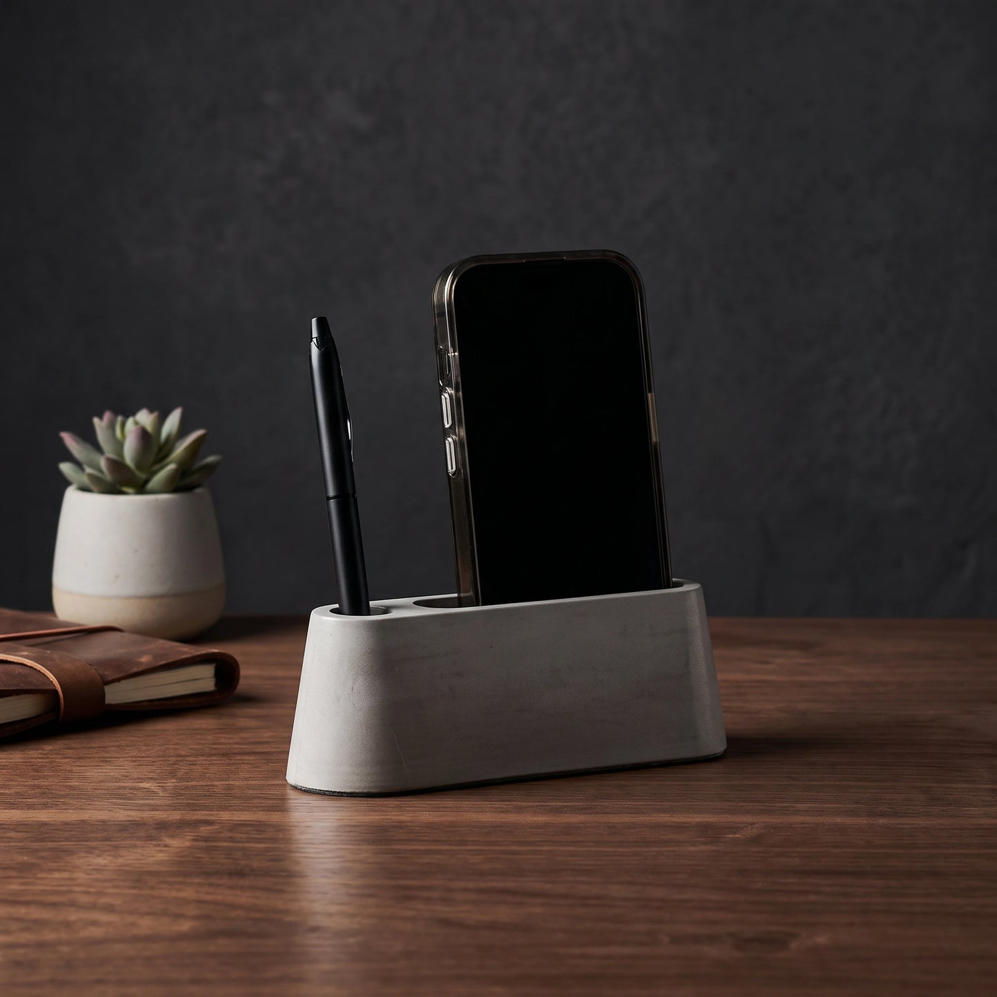 Industrial Concrete Desk Stand - Loopify