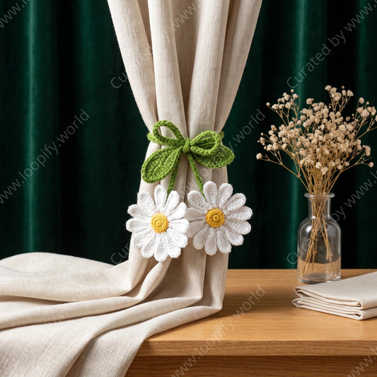 Lily Crochet Curtain Tie - Loopify
