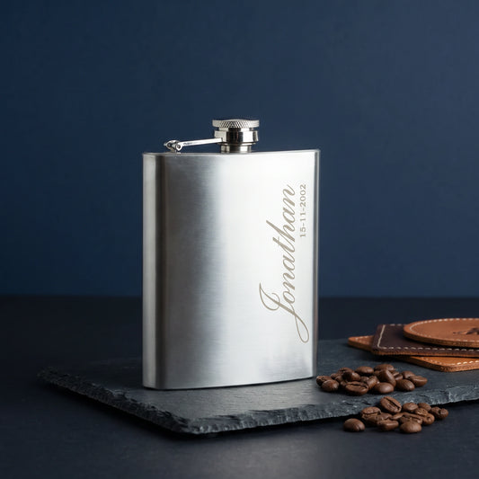 Personalised Engraved Hip Flask - Loopify