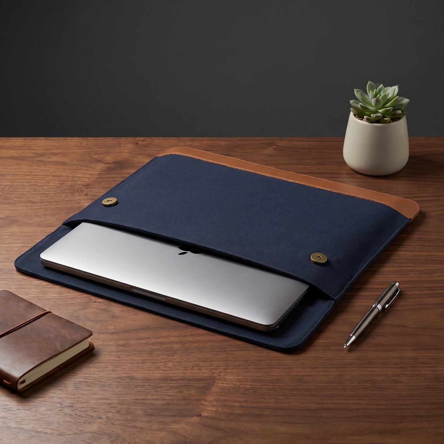 Daily Care Vegan Leather Laptop Sleeve - Loopify