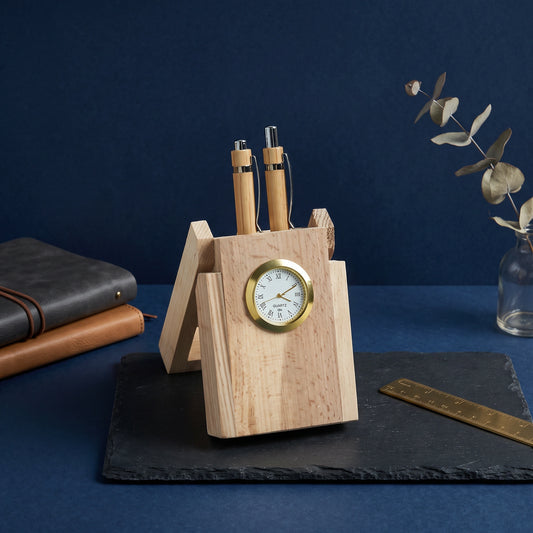 Desk Sync 2.0 Clock & Pen Stand - Loopify