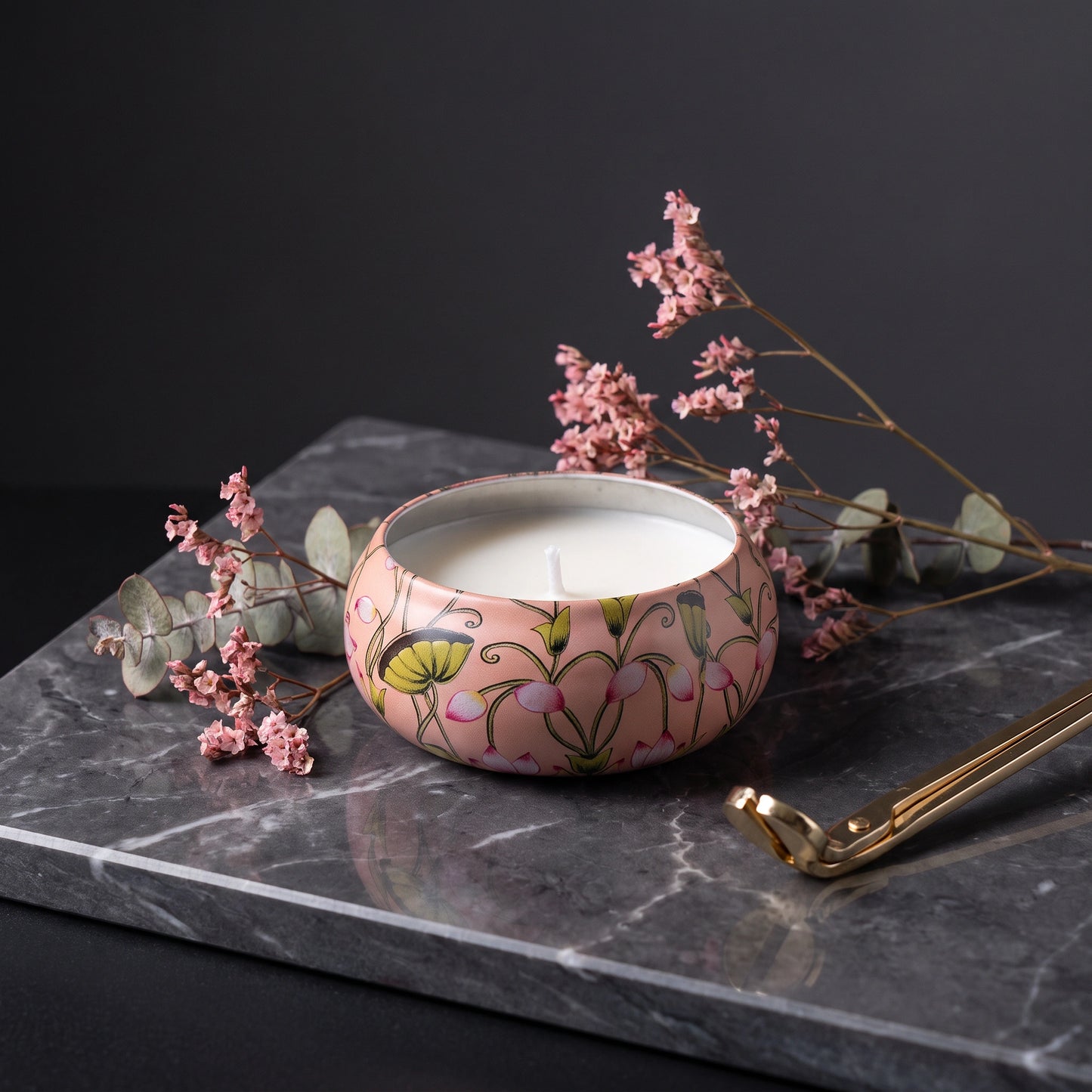 Sana Pichwai Lotus Candle - Loopify