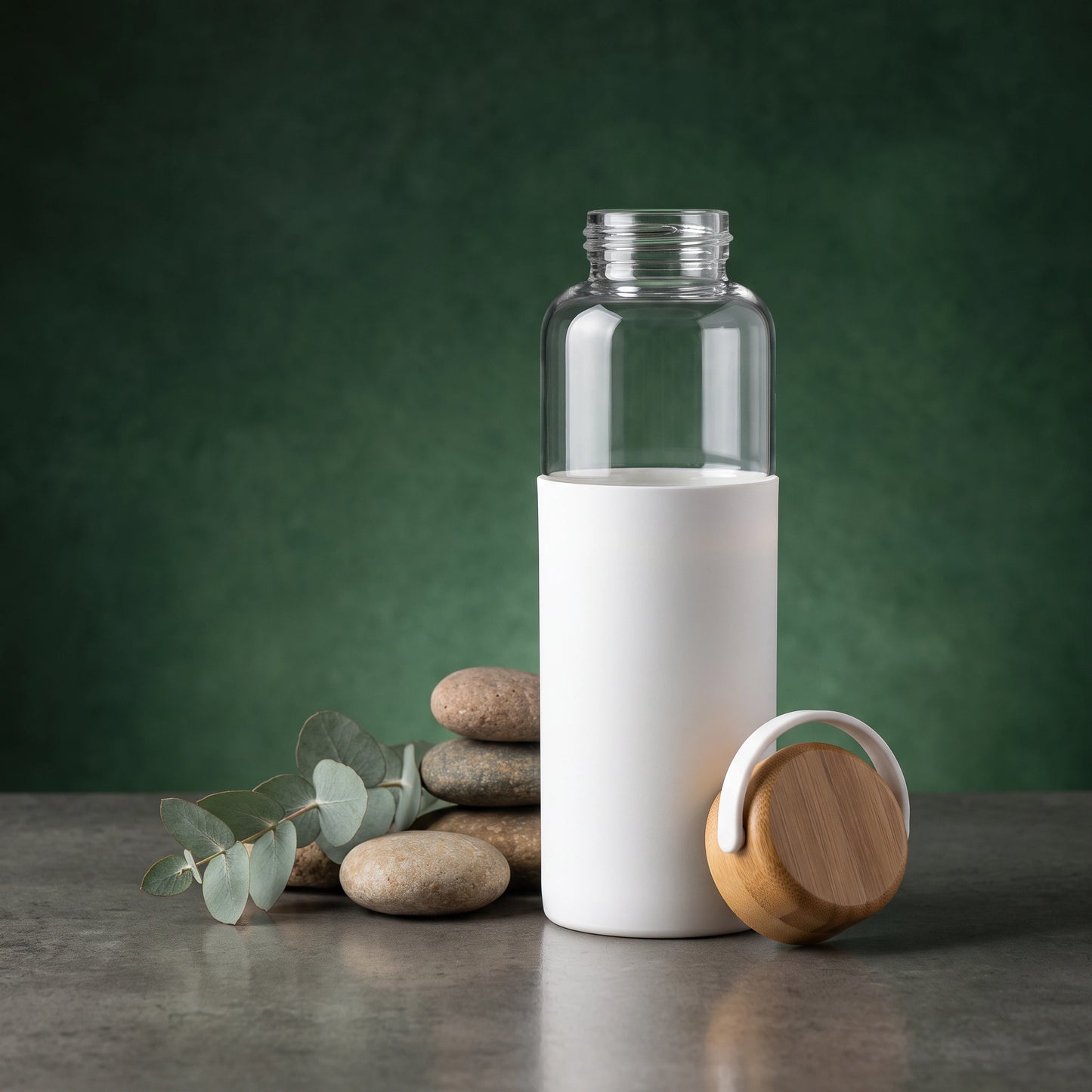 Fluere Glass Bottle – White - Loopify