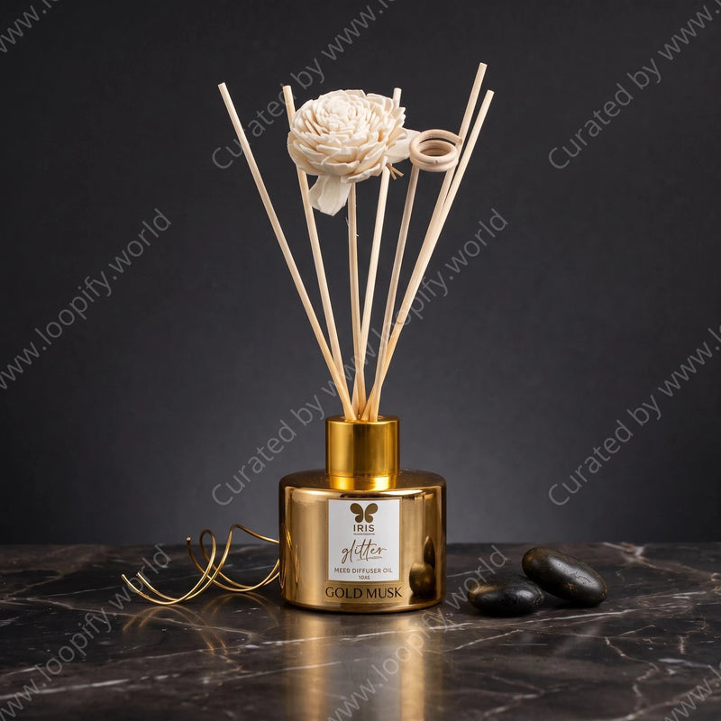 Iris Gold Musk Reed Diffuser - Loopify