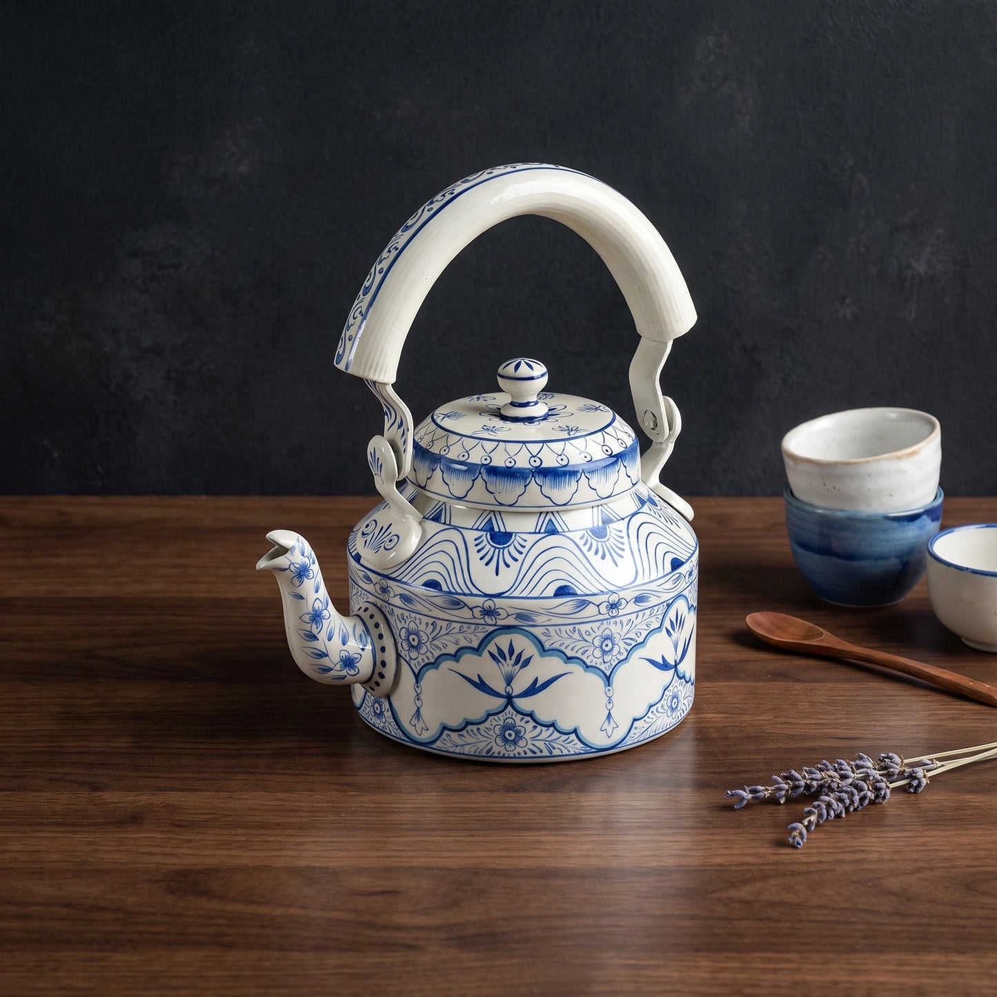 Hand-Painted Heritage Kettle - Loopify