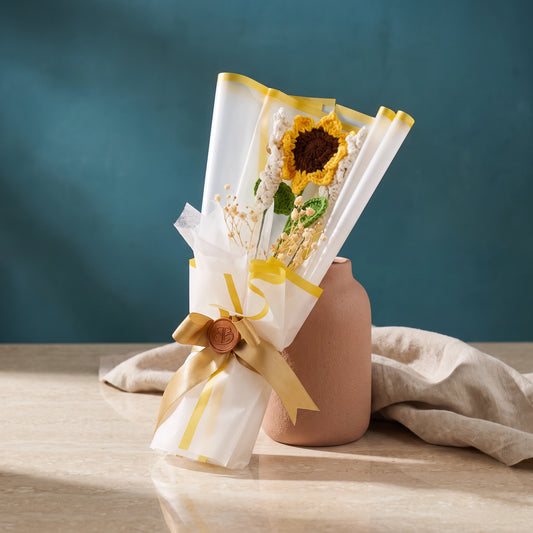 Sunny Handcrafted Sunflower Posy - Loopify