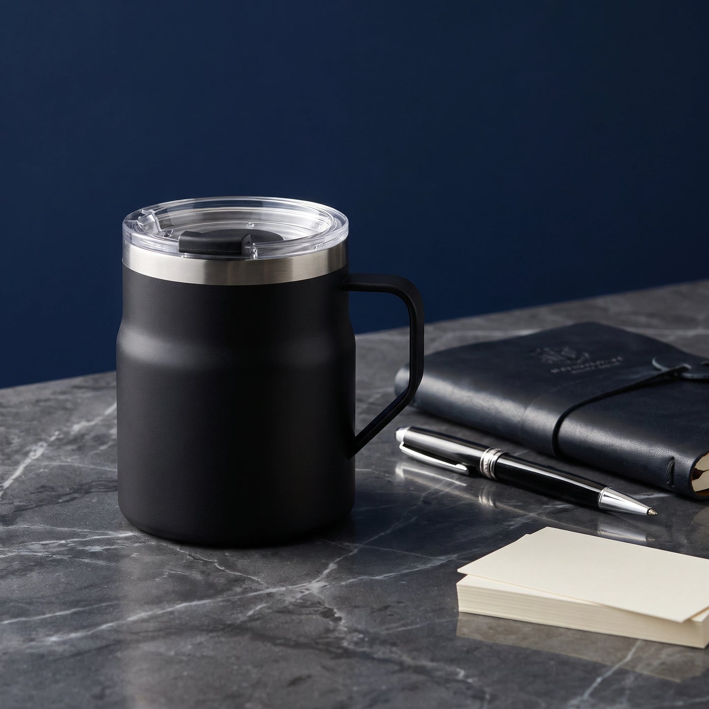 Infinite Black Travel Mug - Loopify