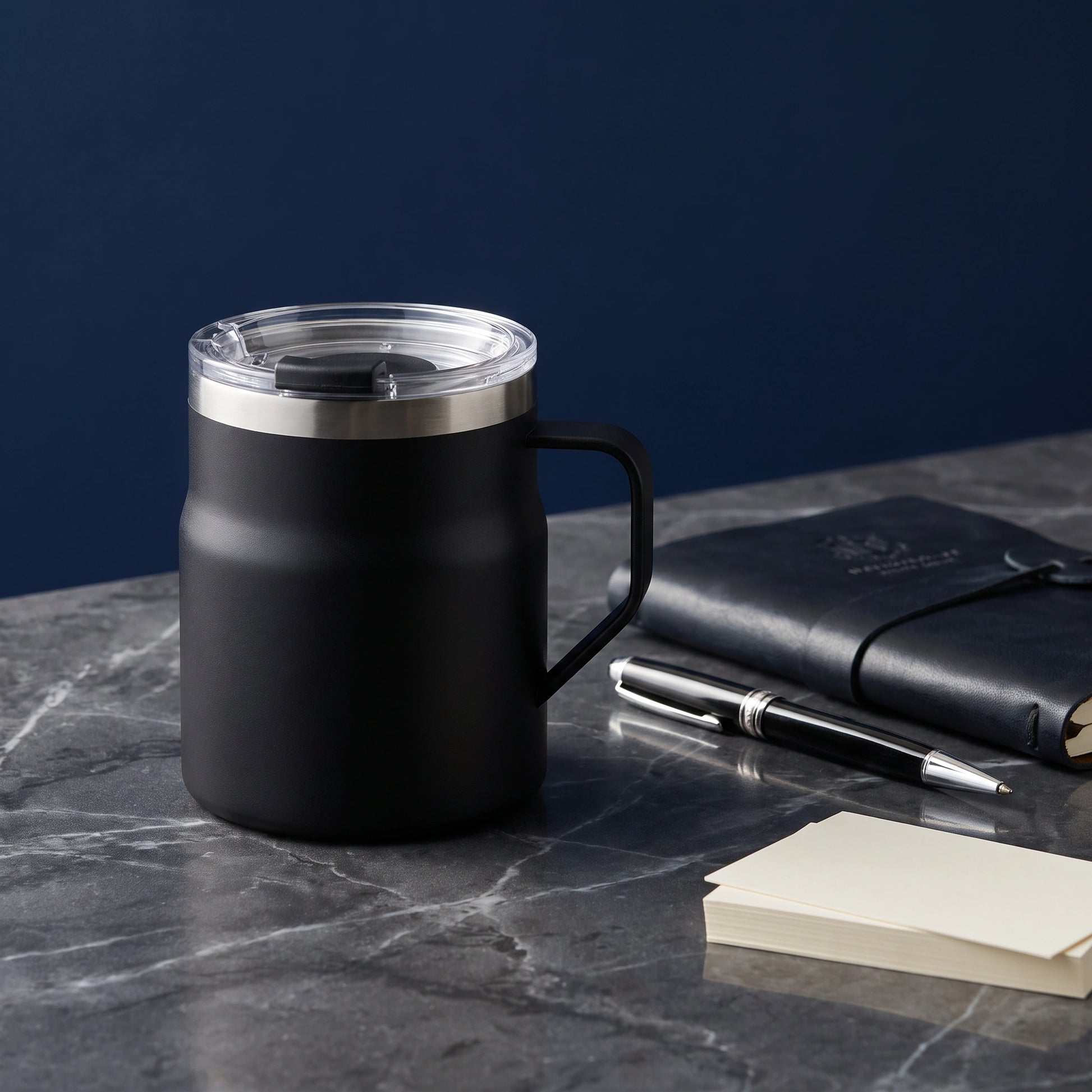 Infinite Black Travel Mug - Loopify