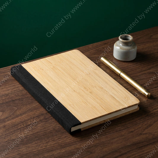 Legno Wood-Bound Journal - Loopify