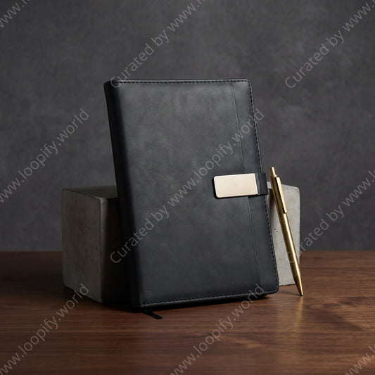 Libro Black Corporate Journal - Loopify