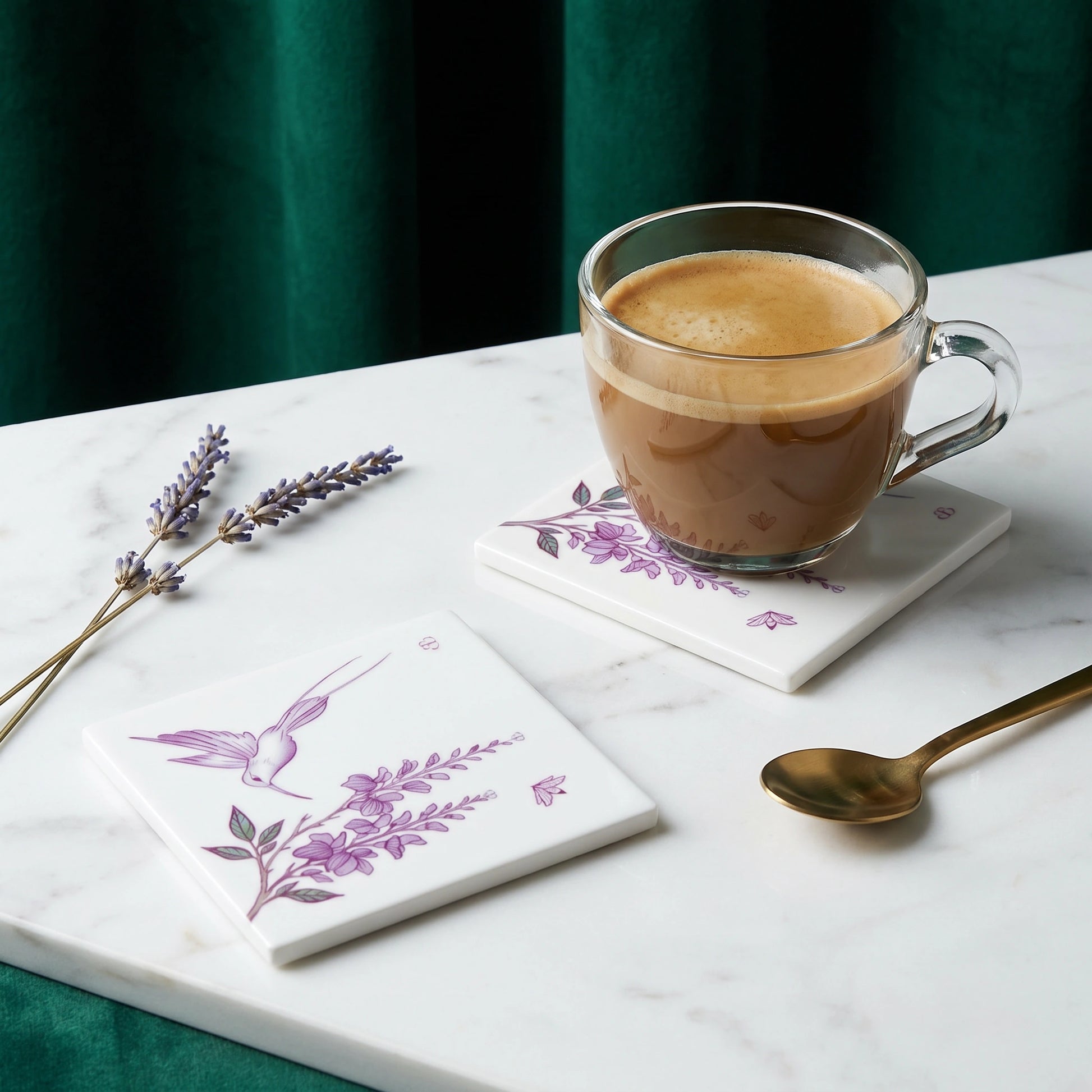 Lilac Coasters – Set of 2 - Loopify