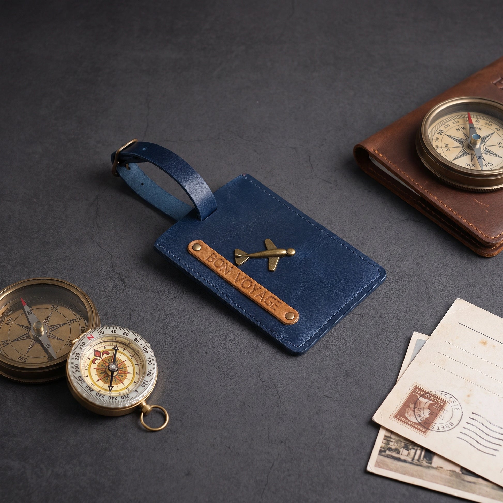 Deri Faux Leather Luggage Tag - Loopify