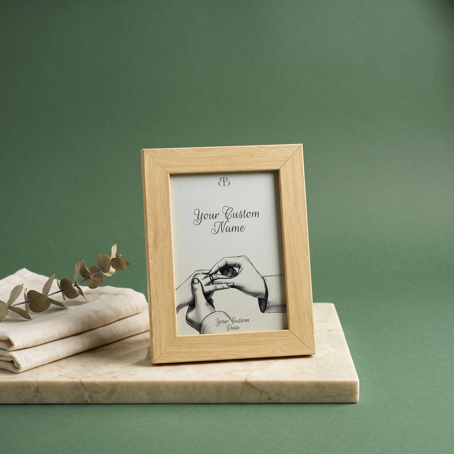 'Made For Us' Personalised Frame - Loopify