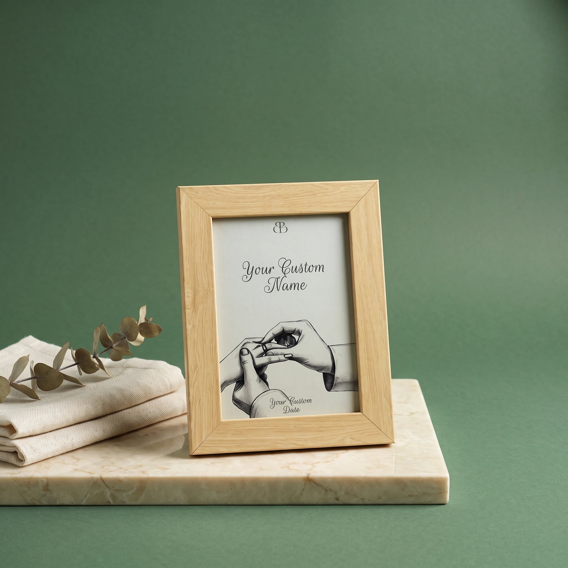 'Made For Us' Personalised Frame - Loopify