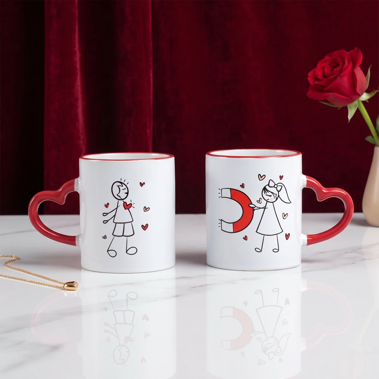 Magnetic Love Mug Set - Loopify