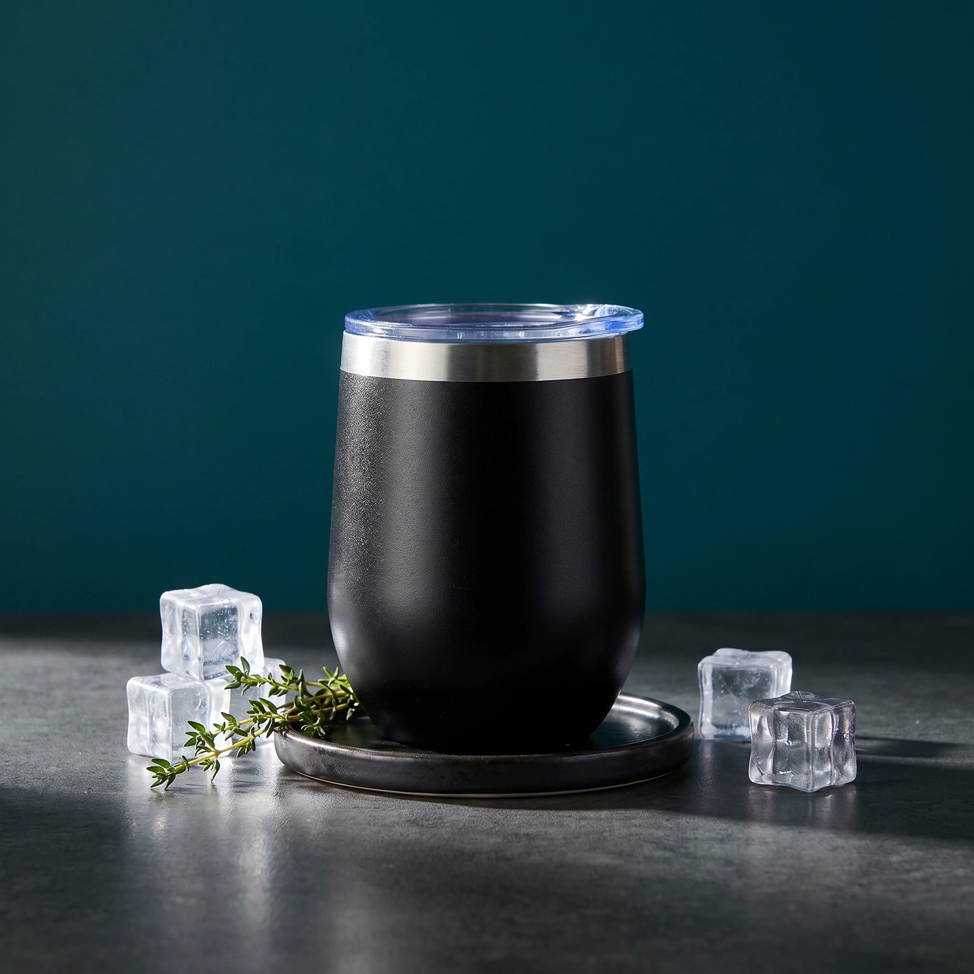 Black Metal Tumbler - Loopify