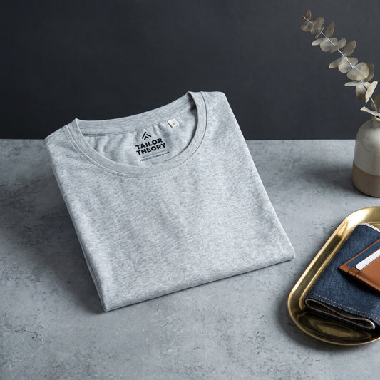 Misty Light Grey T-Shirt - Loopify