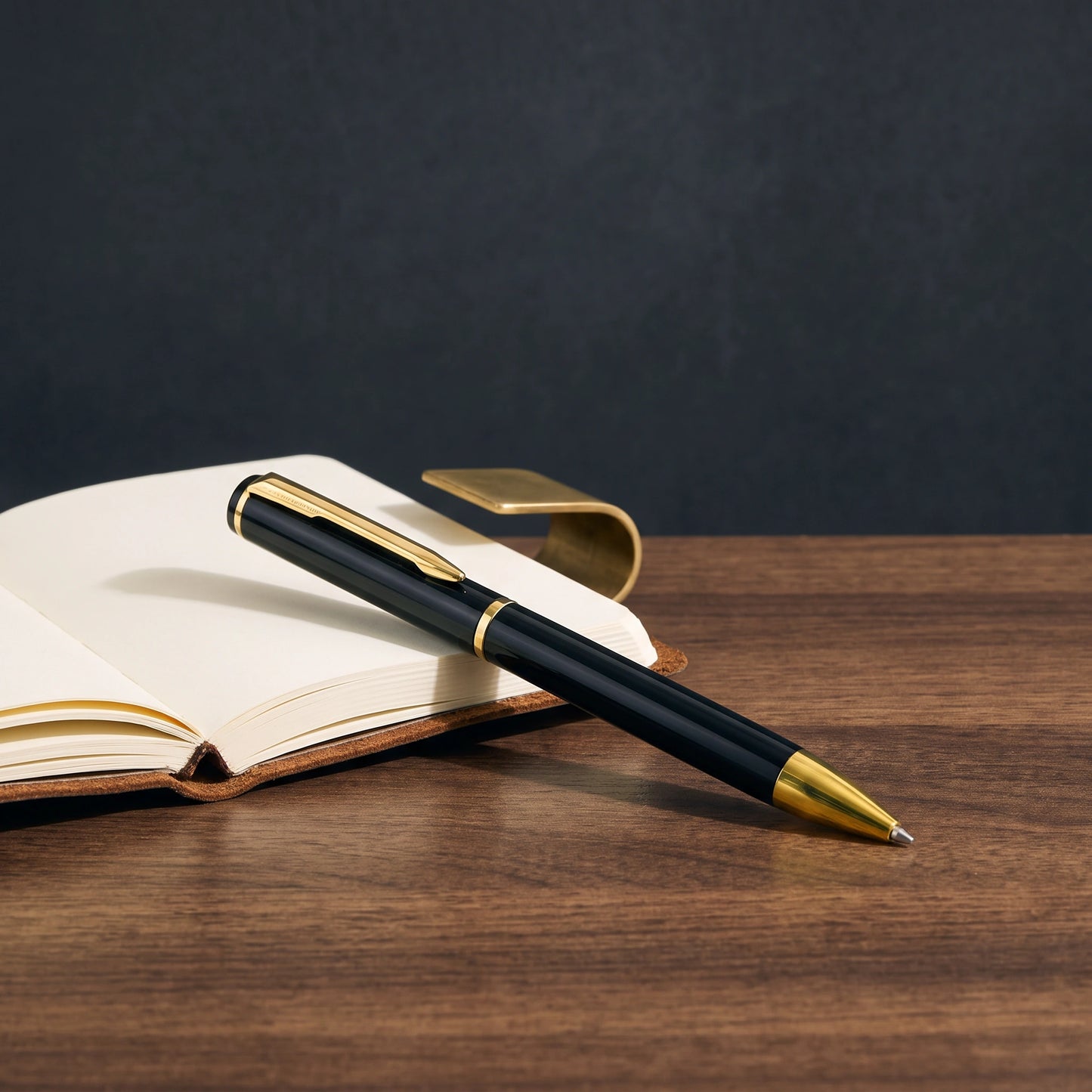 Muse Black & Gold Ballpoint - Loopify