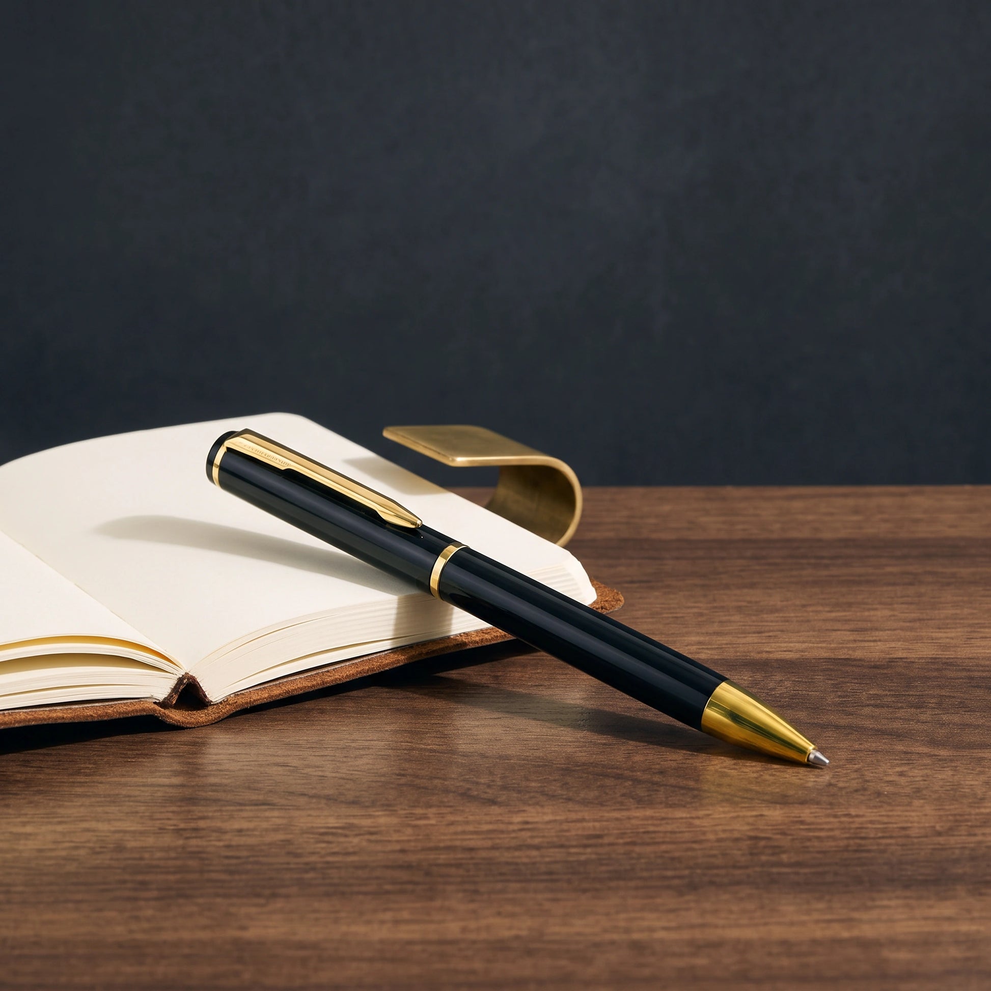 Muse Black & Gold Ballpoint - Loopify