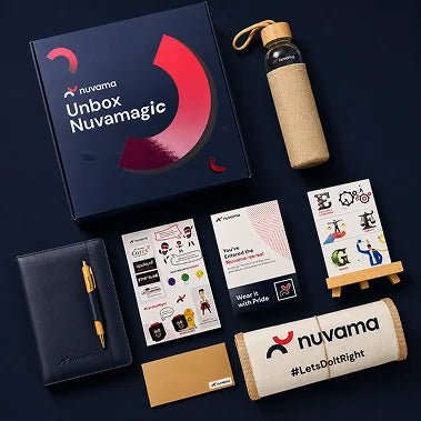 Turning a standard joining kit into a welcome worthy of the brand for Nuvama Wealth