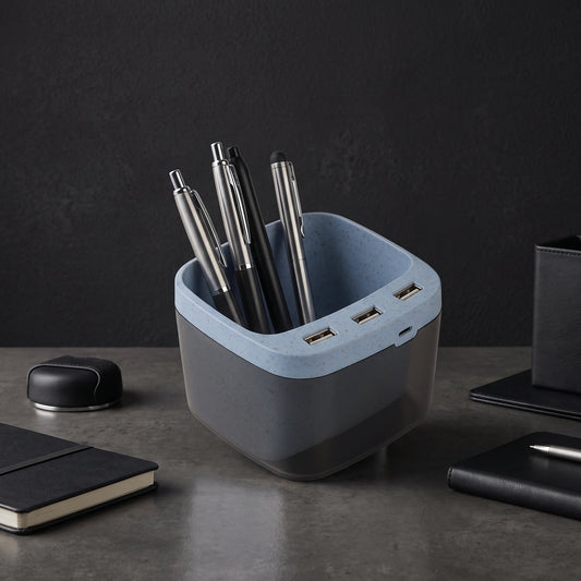 Pen Stand with USB Charging Port - Loopify