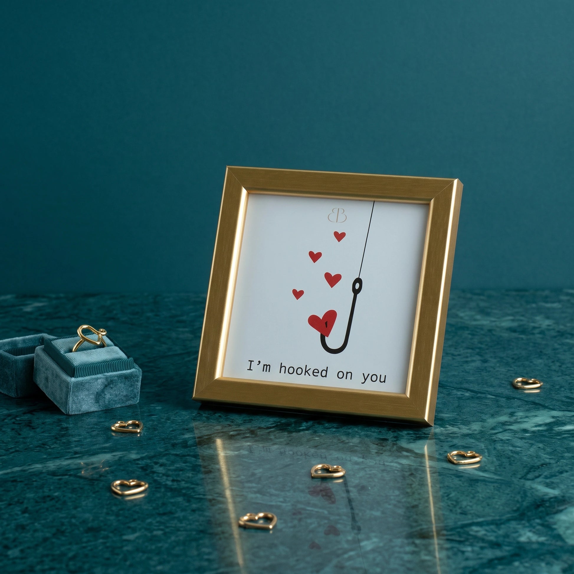 'Hooked On You' Photo Frame - Loopify