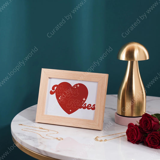 Hugs & Kisses Photo Frame - Loopify