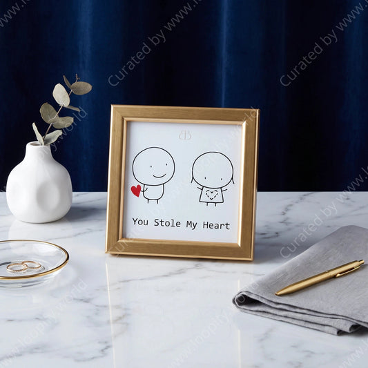 'Stole My Heart' Photo Frame - Loopify