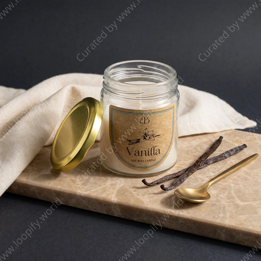Vanilla Hush Scented Candle - Loopify