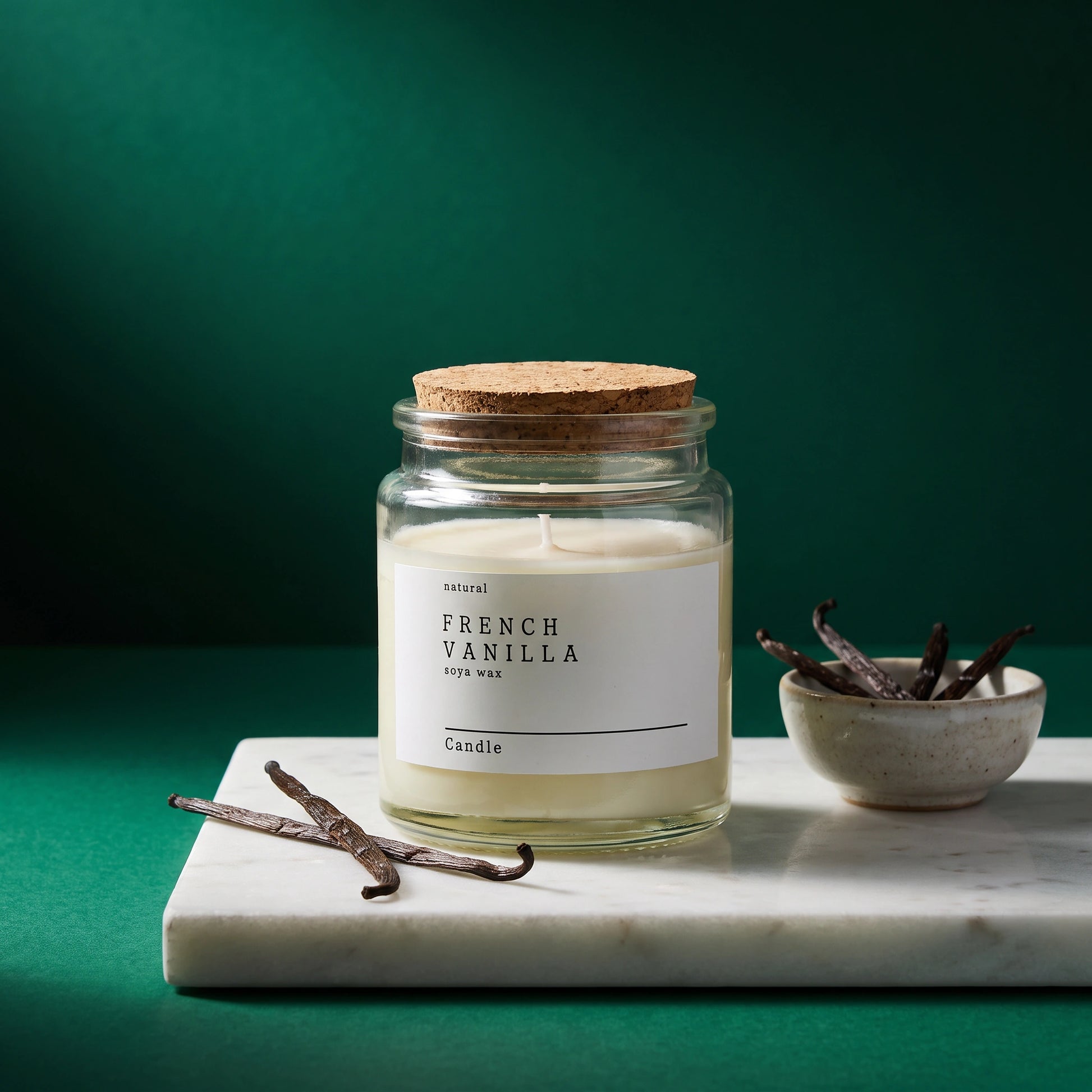 French Vanilla Candle with Cork Lid - Loopify
