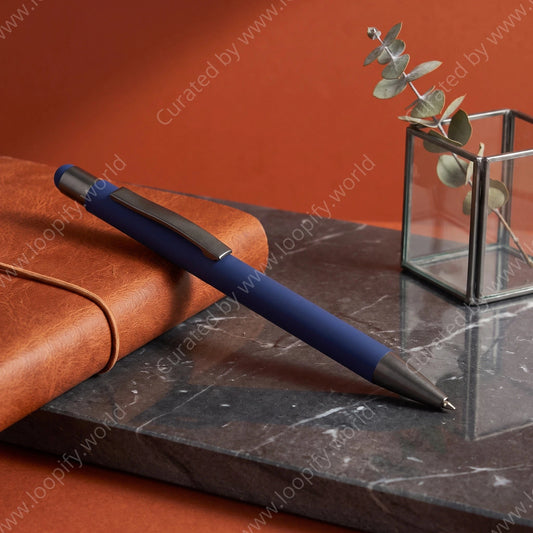 Signature Matte Blue Ballpoint - Loopify