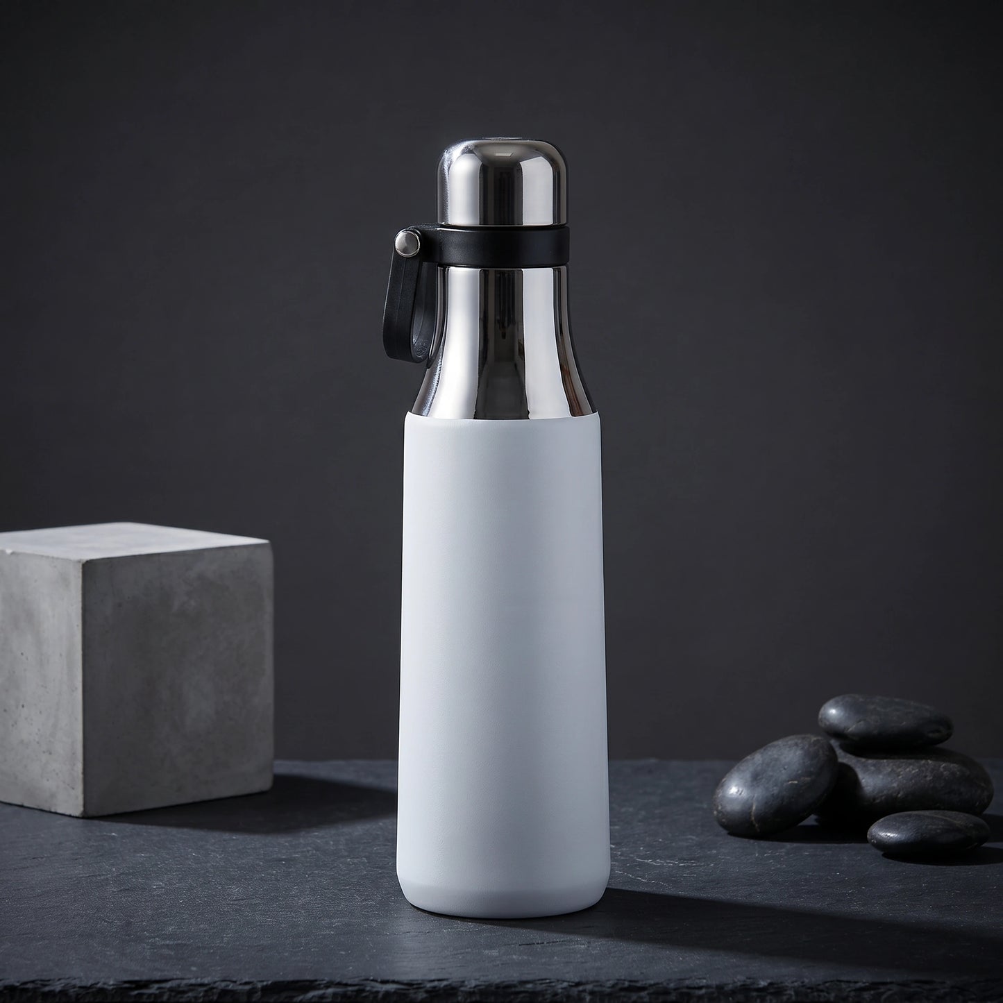 Wabash Steel Flask – White - Loopify