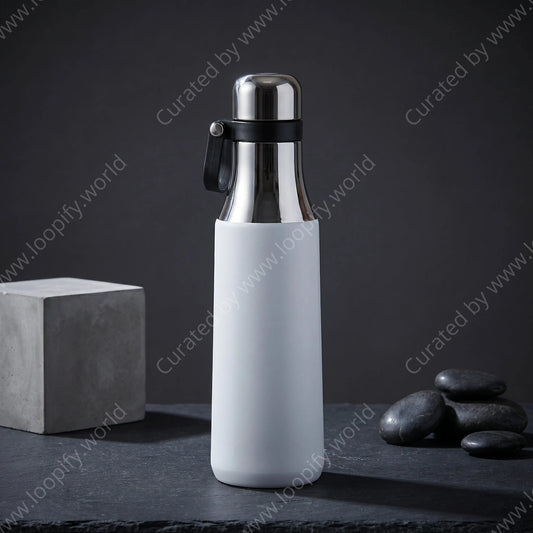 Wabash Steel Flask – White - Loopify