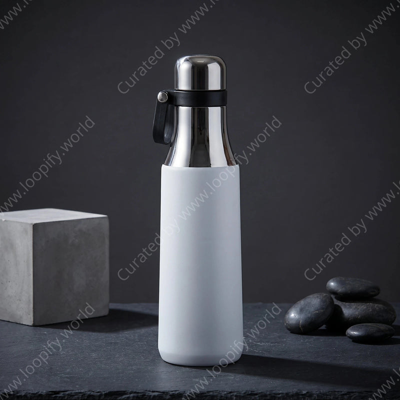 Wabash Steel Flask – White - Loopify