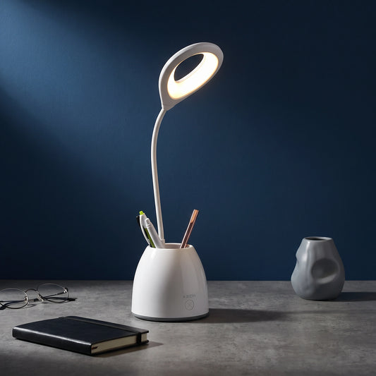 Rechargeable Table Lamp with Pen Stand - Loopify