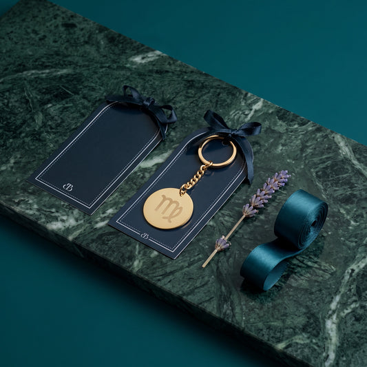 The Cosmic Zodiac Keychain – Personalised - Loopify
