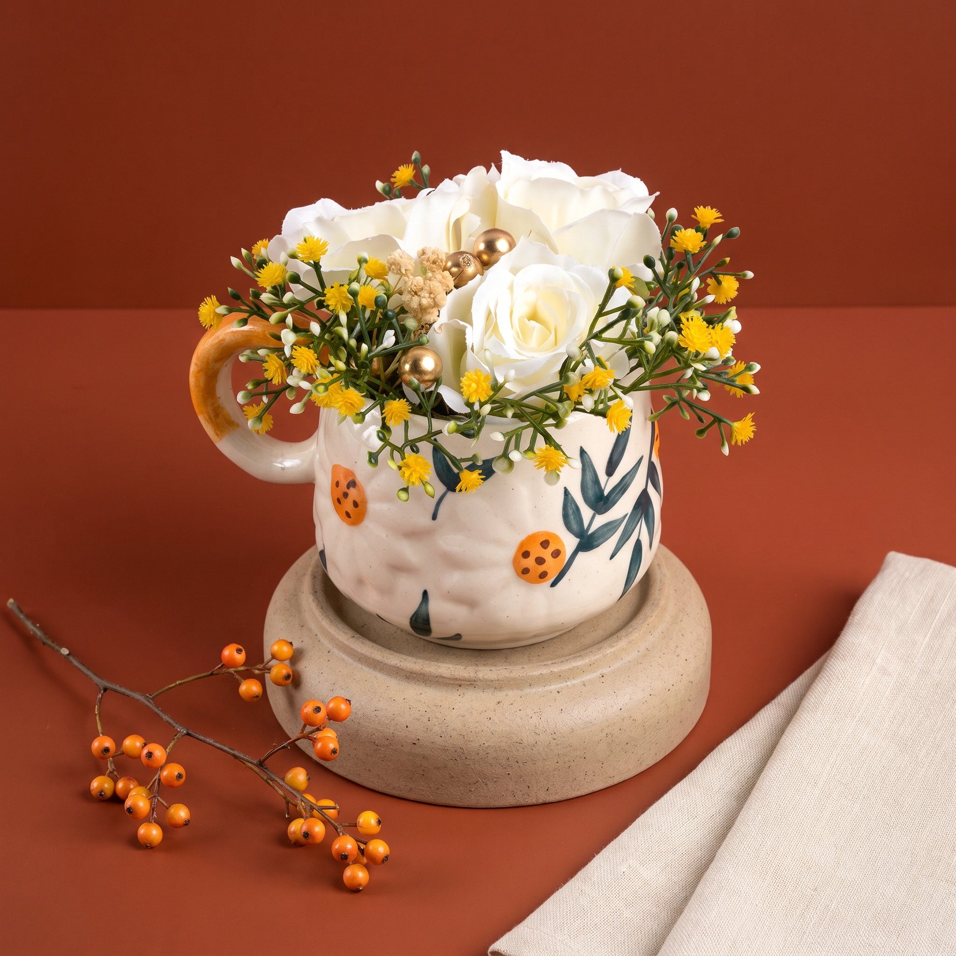 Daisy Delight Mug Bouquet - Loopify