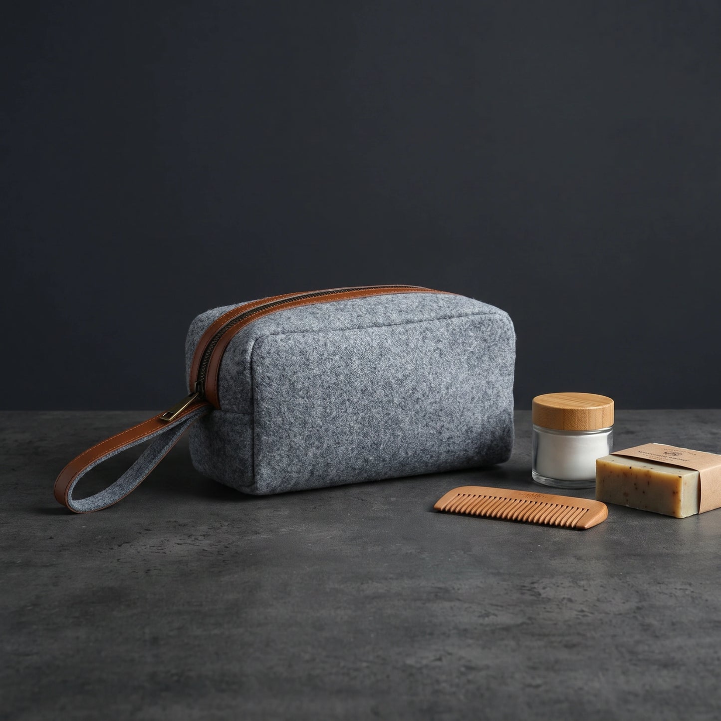 Felt Travel Pouch - Loopify