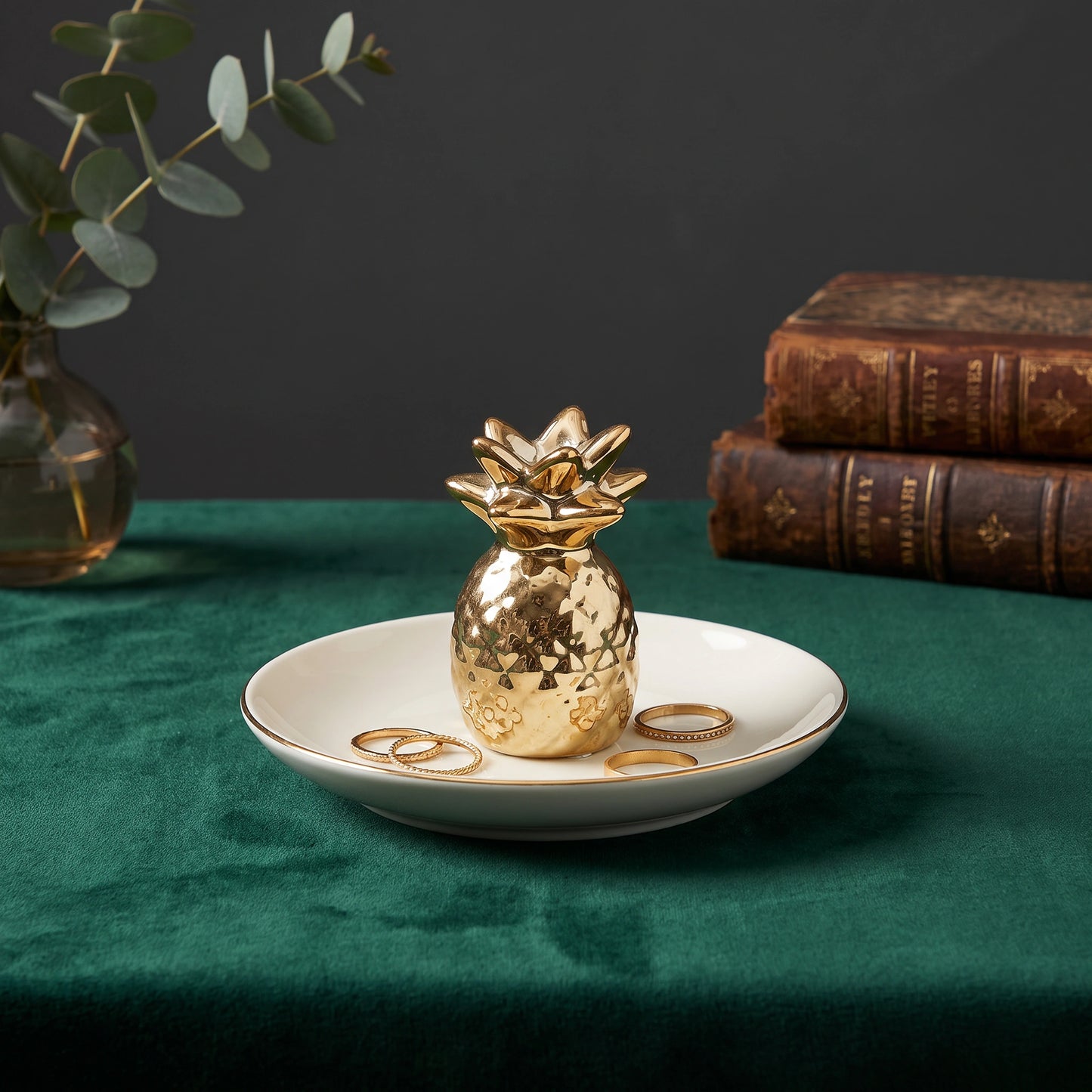Pineapple Ceramic Trinket Tray - Loopify
